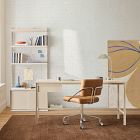 Tandem Desk &amp; Free Standing Shelf Set