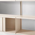 Tandem Modular Double Wide Open &amp; Storage Shelf Set
