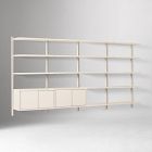 Tandem Modular Quadruple Wide Shelving System