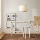 Tandem Worktable (72") &amp; Free Standing Shelf Set