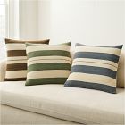 Broad Wool Stripe Pillow Cover