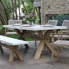 Solid Eucalyptus Outdoor Dining Table