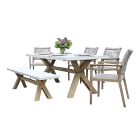 Solid Eucalyptus Outdoor Dining Table