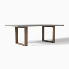 Portside Outdoor Concrete Dining Table (72"&ndash;86")