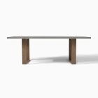 Portside Outdoor Concrete Dining Table (72"&ndash;86")