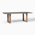 Portside Outdoor Concrete Dining Table (72"&ndash;86")