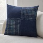 Indigo Patchwork Pillow Cover