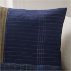 Offset Indigo Patchwork Pillow Cover