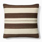 Broad Wool Stripe Pillow Cover