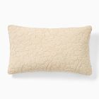 Cut Floral Pillow Cover