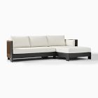Porto Aluminum Outdoor 2-Piece Chaise Sectional (105")
