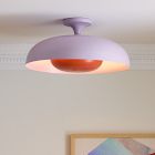 Polly Modern Metal Flush Mount (18")