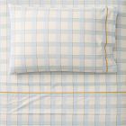 Watercolor Gingham Sheet Set
