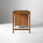 Hughes Desk with File Cabinet (56") &amp; Tall Bookcase (34") Set