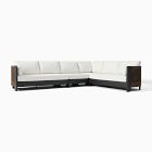 Porto Aluminum Outdoor 4-Piece L-Shaped Sectional (129")