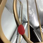 Open Box: Seamless Wall Shelf Mirror, 17"W x 23"H - Antique Brass