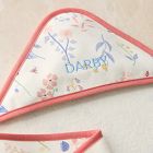 Little Gardener Nursery Bath Wrap &amp; Wash Cloth Set