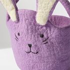 Felt Bunny Easter Bucket