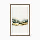 Golden Mountain Peaks Wall Art