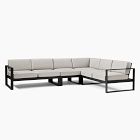Portside Aluminum Outdoor 4-Piece L-Shaped Sectional (121")