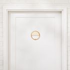 Cut Out Door Knocker - Antique Brass