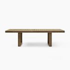 Portside Outdoor Extendable Dining Table (76.5"&ndash;106") &amp; Cusco Dining Chairs Set