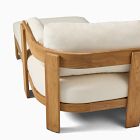 Monterey Outdoor Teak 2-Piece Chaise Sectional (99.5")