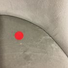 Open Box: Mid-Century Swivel Counter Stool (26") - Performance Velvet Frost Gray, Oil Rubbed Bronze Legs