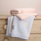 Daisy Knit Sherpa Baby Blanket