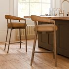 Irvine Leather Counter Stool