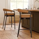 Irvine Leather Counter Stool