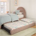 Elora Arched Upholstered Bed Twin Trundle Only