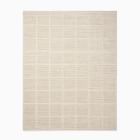 Open Box: Lumini Grid Performance Wool Rug (6' x 9') - Alabaster