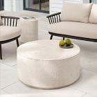 Terrazzo Drum Indoor/Outdoor Round Coffee Table (36")