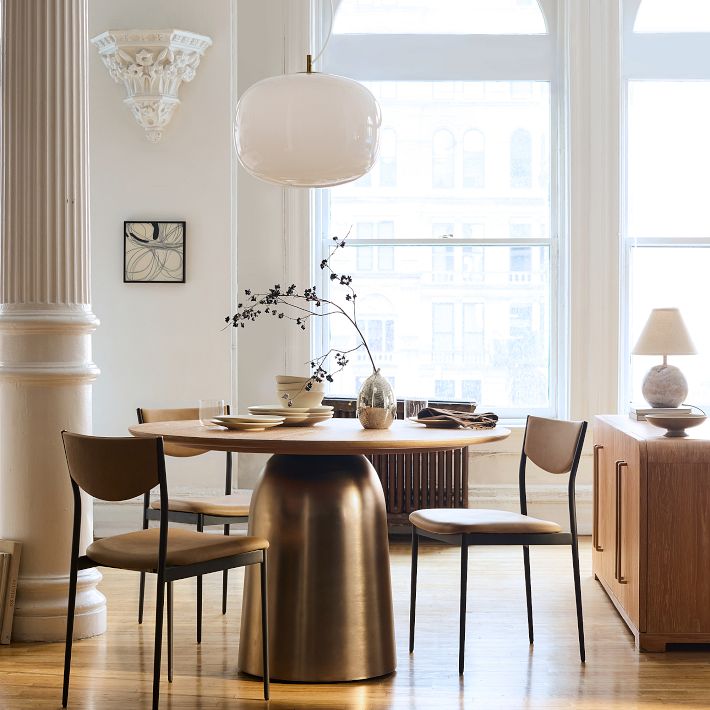 West Elm Aria Rounded Rectangle Glass...