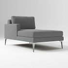 Build Your Own - Andes Petite Sectional (Brushed Nickel Legs)
