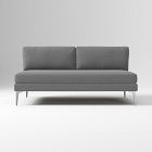 Build Your Own - Andes Petite Sectional (Brushed Nickel Legs)