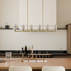 Weston Fluted Glass Chandelier (48")