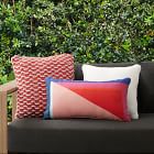 Split Colorblock Indoor/Outdoor Pillow