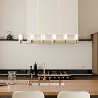 Weston Fluted Glass Chandelier (48")