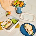 Caraway Square Glass Food Container w/ Lid