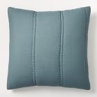 Open Box: European Flax Linen Sham, Euro - Ocean