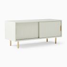 Open Box: Quinn Bench (42") - Haze, Antique Brass
