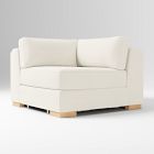 Open Box: Nassau Extra Deep Sectional, Corner - Performance Yarn Dyed Linen Weave Alabaster