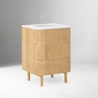 Open Box: Ellington Single Bathroom Vanity (24") - Blonde, No Hardware