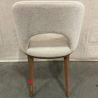 Open Box: Boerum Dining Chair - Performance Chenille Tweed Sand, Burnt Wax