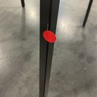 Open Box: Freeman Leather Pivot Dining Chair - Ludlow Leather Cumin, Textured Antique Bronze