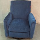 Open Box: Miso Upholstered Glider - Performance Distressed Velvet Ink Blue