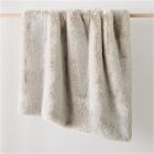 Faux Fur Chinchilla Throw