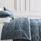 Classic Cotton Velvet Tack Stitch Quilt &amp; Shams